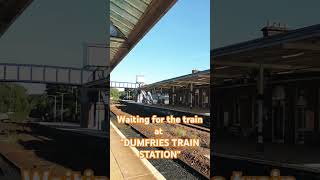 dumfries DumfriestTrainStation scotland backtohome perthshire hotday [upl. by Hedberg]