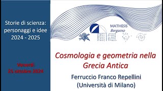 Cosmologia e geometria nella Grecia Antica [upl. by Vi]