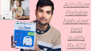 AccuSure Portable Nebulizer best quality Rs623unboxing [upl. by Anert691]