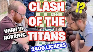 Sicilian Kan Player  Watch This Video  2400 Chess Hustlers In A Wild Blitz Game [upl. by Haisoj303]