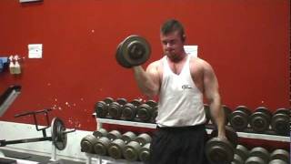 70 LB Dumbbell Curl [upl. by Eltsyrk58]