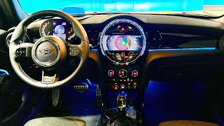 NEW MINI Cooper 2022  CRAZY new AMBIENT LIGHTS amp infotainment [upl. by Dorian870]