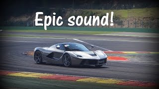 Ferrari Laferrari full throttle on SpaFrancorchamps [upl. by Infield269]