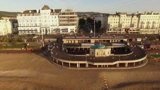 The Eastbourne Bandstand England built 1935 from the air [upl. by Teague]