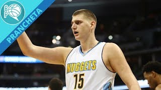 Prancheta Bola Presa  O tripledouble de Nikola Jokic [upl. by Anihcak]