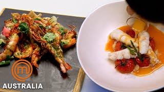 Best Seafood Recipes  MasterChef Australia  MasterChef World [upl. by Drofdarb946]