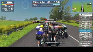 FRR Tour Britannia  Stage 4  Harrogate 2019 Worlds 28km 2 laps Sprint and KOM pointsDRA [upl. by Starr397]