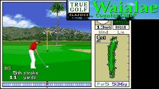 True Golf Classics Waialae Country Club  SNES Gameplay [upl. by Dibrin]