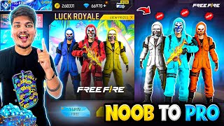 Free Fire Criminal Royale All Criminals In One Spin😍💎 Best Noob To Pro Garena Free Fire [upl. by Prentice]