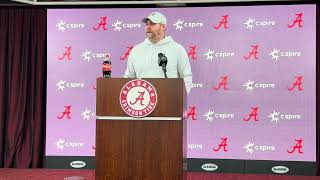 Kane Wommack press conference Alabama football  Mercer week [upl. by Nwahser]