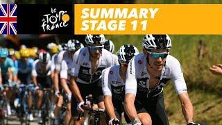 Summary  Stage 11  Tour de France 2018 [upl. by Arabella847]