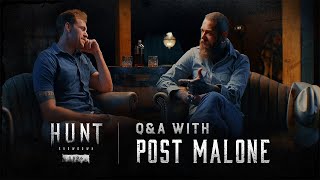 QampA with Post Malone  HuntPartner  Hunt Showdown 1896 [upl. by Airotal]