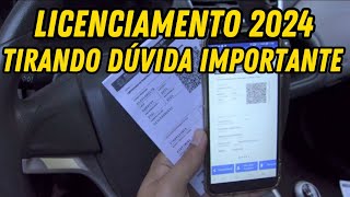 LICENCIAMENTO 2024 EXISTE UMA GRANDE DÚVIDA [upl. by Ralph]