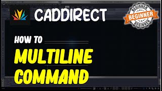 Caddirect How To Multiline Command [upl. by Akerue]