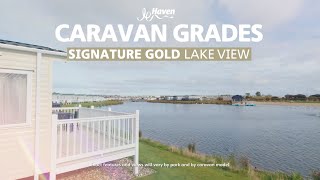 Signature Gold Lake View Caravan  Haven Accommodation Grades [upl. by Pellikka]