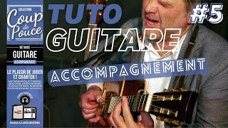 APPRENDRE LA GUITARE ACCOMPAGNEMENT 5  arpèges basse alternées [upl. by Herr]