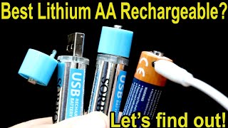 Which quotLithiumquot AA Rechargeable Battery is Best Lets find out [upl. by Nordgren756]