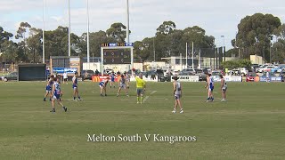 Melton South V Kangaroos [upl. by Ativahs884]