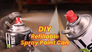 DIY Refillable Spray Paint Can [upl. by Lednem]