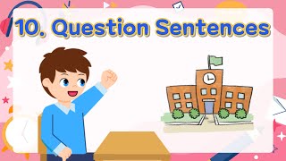 10 Question Sentences  Basic English Grammar for Kids  Grammar Tips [upl. by Drofyar]