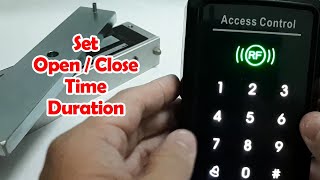 How To Set Open Time Duration For Door Access System DA3000 Cara Tukar Masa Pintu Buka Tutup Durasi [upl. by Ireland453]