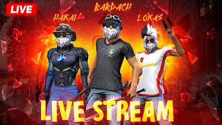 LIVE ON 🔴 BARDACH YT HAKAI TV LOKAS FF 🍷🗿 [upl. by Ahsinam709]