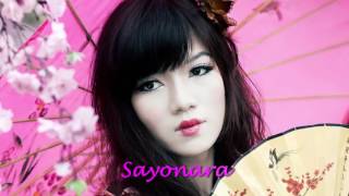 Sayonara Japanese Goodbye  1957   Lyrics [upl. by Erdnoid]