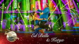 Ed Balls amp Katya Jones Salsa to Gangnam Style by Psy  Strictly Come Dancing 2016 Week 8 [upl. by Notsehc]