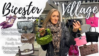 BICESTER VILLAGE VLOG  Dior Fendi Saint Laurent Celine Ferragamo Bottega Loewe  Lesley Adina [upl. by Clute]