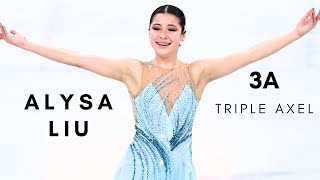 Alysa LIU TRIPLE AXEL 3A [upl. by Etterraj]