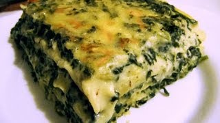 How to make Spinach Lasagne easy recipe [upl. by Oicatsana638]