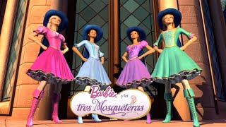 quotBarbie y Las Tres Mosqueterasquot  quotTodas Para Unaquot Video Musical HD Español de España [upl. by Nylarac]