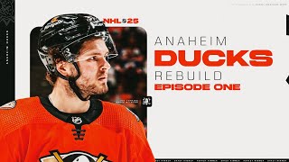 NHL 25 Franchise Mode  Anaheim Ducks Rebuild  EP1  We Actually Make The Playoffs [upl. by Dorr]