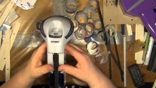 TUTORIAL  how to make your own dymo tape  hur du gör din egen dymotejp [upl. by Larissa]