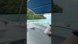 Langkawi Island hopping speedboat 🚤🏝️🤩 boat islandhopping langkawi viral tour [upl. by Eenwat]