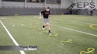 Adjustable Training Hurdle  Instructional Drills Video Improve Speed and Footwork [upl. by Ardie540]