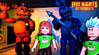 Vigilamos la PIZZERIA de FREDDY en Roblox FNAF COOP [upl. by Eon]