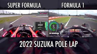 F1 vs Super Formula  2022 Suzuka Detailed Comparison [upl. by Hnacogn474]