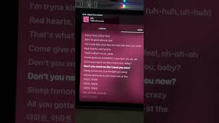 Amei essa músicaaa apt karaoke rosé blackpink brunomars kpop kpopbrasil [upl. by Gnes]