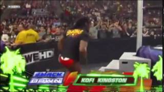 Kofi Kingston new quotBOOM BOOM entrance 2011 [upl. by Boorman]