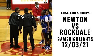 GHSA Girls Hoops  Rockdale vs Newton County game highlights  December 03 2021 [upl. by Pik712]