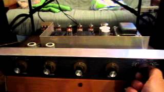 heathkit aa151 tube amplifier amp 008MOV [upl. by Hilaria]