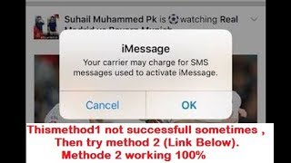 STOP iOS iMessage NOTIFICATION PROBLEM TRICK  Method1 [upl. by Tugman120]