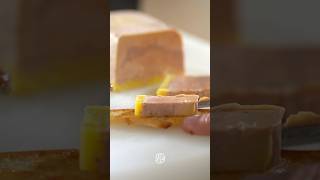 Foie Gras Terrine shorts holiday cuisine youtubeshorts skills christmas [upl. by Enahc]