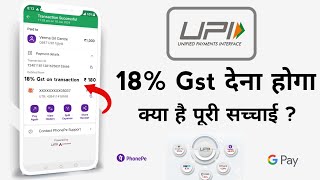 18 Gst on UPI Digital Payment  Credit card  Debit card  Net banking [upl. by Katinka]