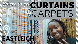 WHERE TO GET AFFORDABLE CURTAINSCARPETSSHEERS AND SHEETS IN NAIROBI with prices  EASTLEIGH HAUL [upl. by Strenta]