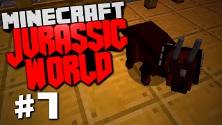 Jurassic World  Minecraft Rexxit Modpack 7 quotTriceratops Digital Miner Wither Fightquot [upl. by Eiramllij848]