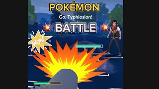 Typhlosion in Pokemon Go Battle fyp pokemon gameplay playpokemon trending foryou viralvideo [upl. by Perseus]