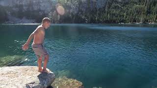 Cliff Jumping at Roman Nose Lakes [upl. by Ytsud284]