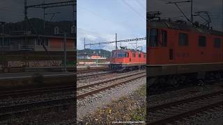 SBB Re 44 II beim Bahnhof KillwangenSpreitenbach [upl. by Grethel]